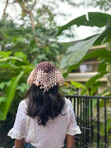 Boho Crochet Bandana Headband