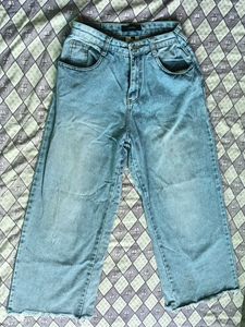 Stylish Women's Light Blue Denim Jeans
