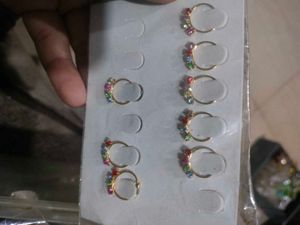 Sparkling Orange Gemstone Earrings