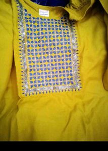 Elegant Yellow Kurta Set with Dupatta