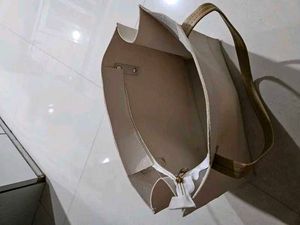 Stylish Cream Tote Bag