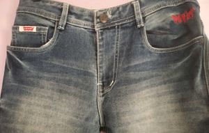 Washed Denim Jeans