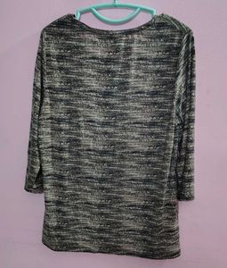 Striped 3/4 Sleeve Top