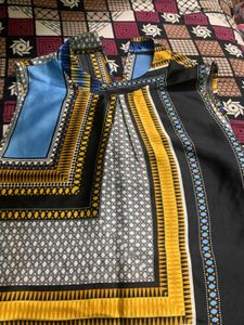 Colorful Geometric Print Kurta