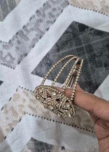 Sparkling Rhinestone Cuff Bracelet