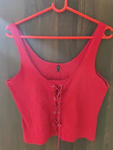 💥Price Drop💥 Rio Red Crop Top| Medium| Stretchable Material