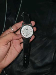 Classic HMT Quartz Minimalist White Dial Watch