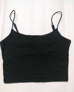 Black Crop/Bra Top