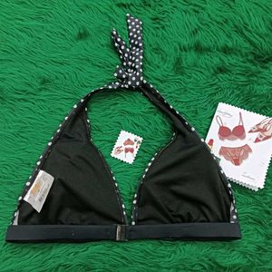 Retro 🆕🎁Polka Dot Halter Bikini Top