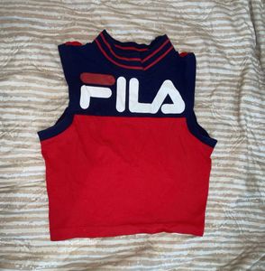 Fila Red & Navy tank Top