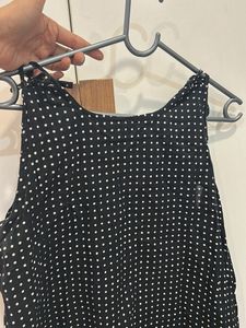 Cute Polka Dot Sleeveless Top