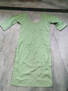 Light Green Embroidered Kurta