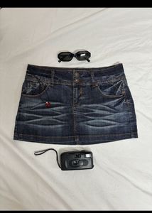 Combo of 2 y2k Denim Mini Skirt