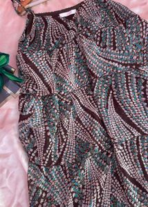 Tiered Printed Mini Dress