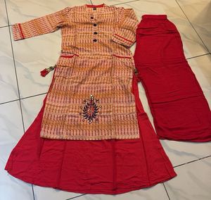 Ethnic Kurta and Palazzo Set