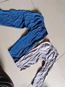 Kids' Cozy Blue & Gray pants
