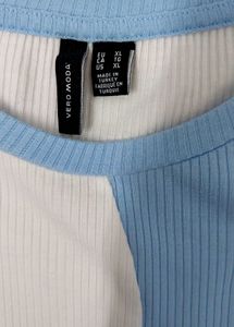 Vero Moda Ribbed Colorblock Top