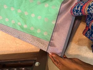 Elegant Grey Banarasi Silk Saree