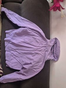 Lavender Zip-Up Hoodie