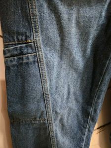 Vintage Wash Cargo wide leg Jeans