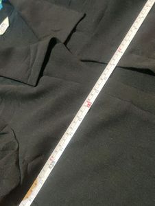 Black Bal Collar Buttonless Blazer