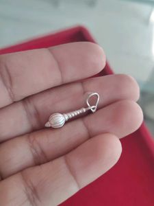 Silver Hanuman Ji Ka Ghota Pendant