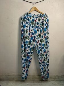 Floral Print Palazzo Pants