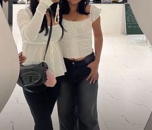 Chic White Puff Sleeve Crop Top