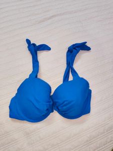 Vibrant Blue Bikini Top