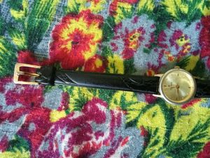 Vintage Gold Tone titan Ladies Watch