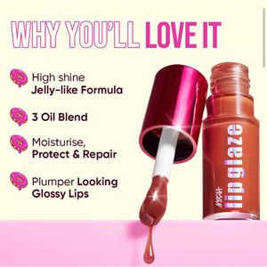 Nykaa Lip Glaze LipOil - Caramel Puddi