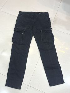 Men's Black Cargo Pants