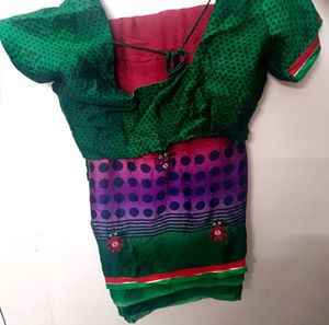 Hot Deal Combo of Exquisite Green Sarees