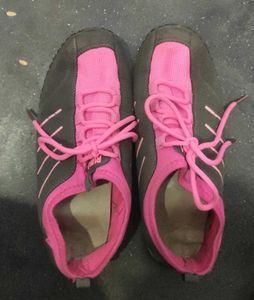 Stylish Pink & Gray Sneakers