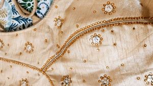 Silk Golden Blouse