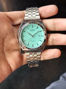 Casio Quartz Watch aqua Dial