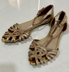 CATWALK Sparkling Gold Flat Sandals