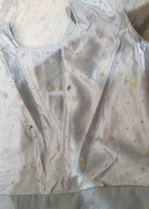 Elegant Grey Ethnic Gown
