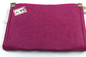 Clutches purse  pink 5 in one leather/Stylish/uniq