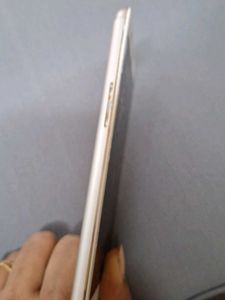 Lava White Smartphone with Cracked Screen