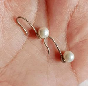 925 Sterling Silver Pearl Drop Earrings