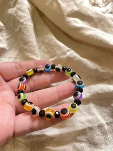 Colorful Evil Eye Beaded Bracelet