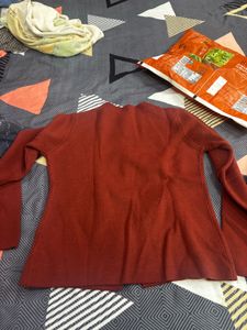 Red  sweater