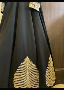 Elegant Black Embellished Gown