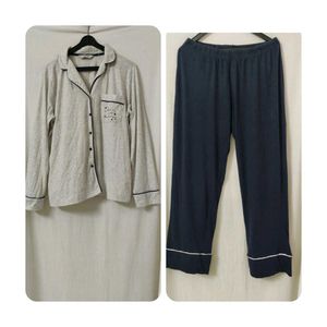 george shirt+ M&S pant Cozy Pajama Set