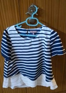 Chic Striped Women's Top