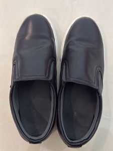 Classic Black Slip-On Sneakers
