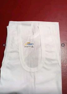 Amul Comfy White Tank Tops (2-Pack) size- S