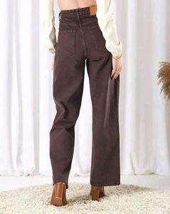 Shein Full Length Button Closure Clean Wash Jeans