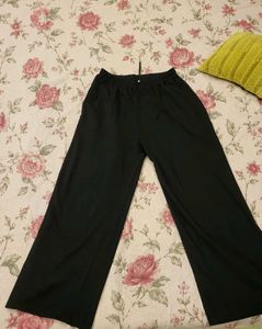 Black Wide Leg Lower